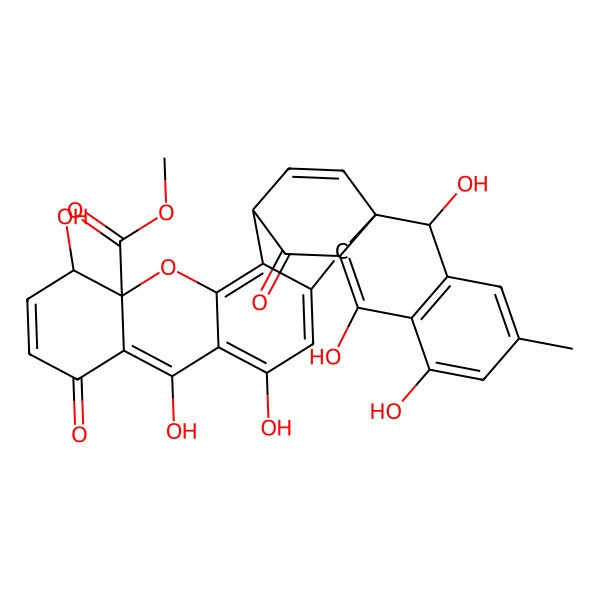 2D Structure of Acremoxanthone E