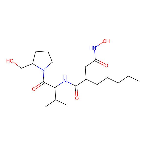 2D Structure of Actinonin