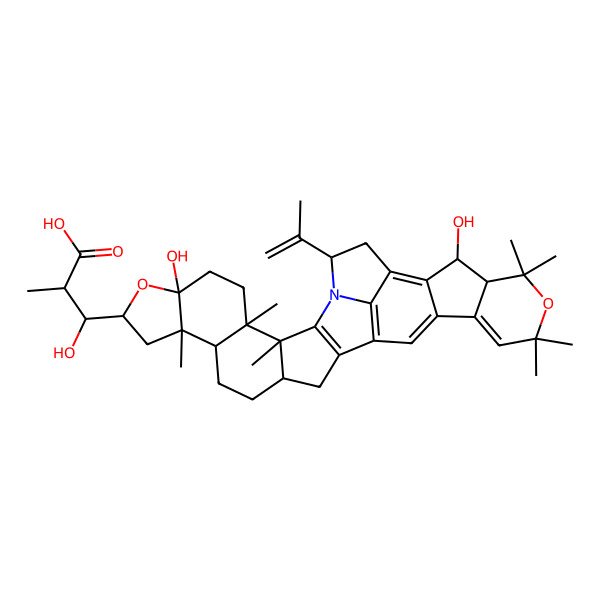 2D Structure of Nodulisporic Acid B2