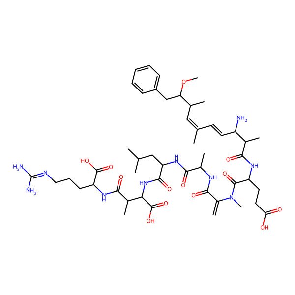 2D Structure of Adda-D-Glu(gamma)-Mdha-D-Ala-L-Leu-D-MeAsp(beta)-L-Arg-OH