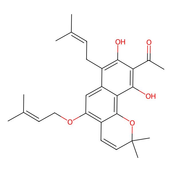 2D Structure of Adenaflorine D