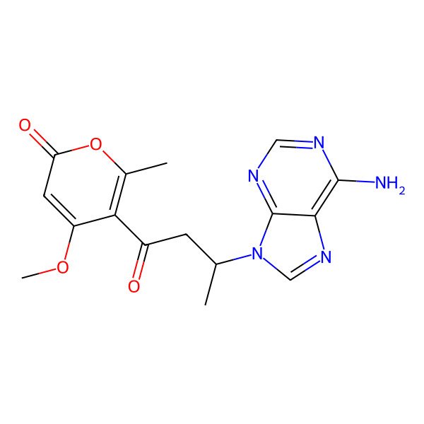 2D Structure of Adeninylpyrenocine