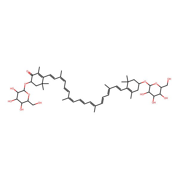 2D Structure of Adonixanthin diglucoside