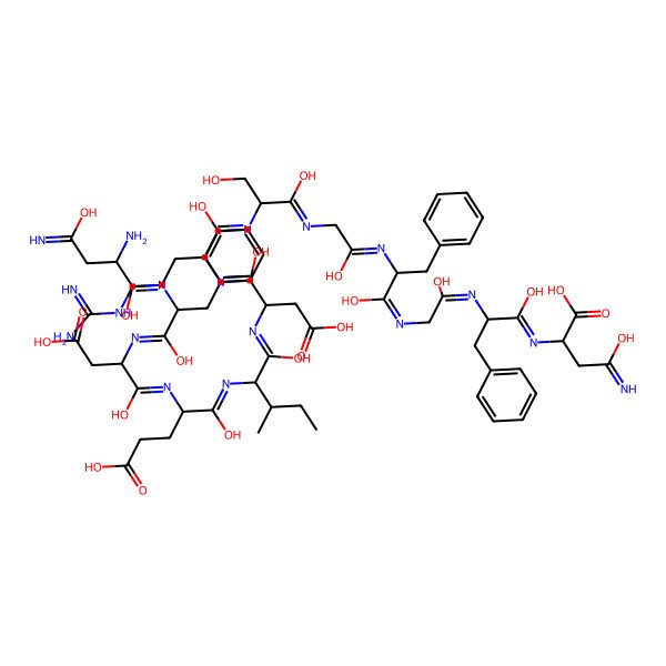 2D Structure of (4S)-4-[[(2S)-2-[[(2S)-2-[[(2S)-2-amino-1,4-dihydroxy-4-iminobutylidene]amino]-1-hydroxy-3-phenylpropylidene]amino]-3-carboxy-1-hydroxypropylidene]amino]-5-[(2S,3S)-1-[(2S)-1-[(2S)-5-carbamimidamido-1-[(2S)-1-[2-[(2S)-1-[2-[(2S)-1-[(1S)-1-carboxy-3-hydroxy-3-iminopropyl]imino-1-hydroxy-3-phenylpropan-2-yl]imino-2-hydroxyethyl]imino-1-hydroxy-3-phenylpropan-2-yl]imino-2-hydroxyethyl]imino-1,3-dihydroxypropan-2-yl]imino-1-hydroxypentan-2-yl]imino-3-carboxy-1-hydroxypropan-2-yl]imino-1-hydroxy-3-methylpentan-2-yl]imino-5-hydroxypentanoic acid