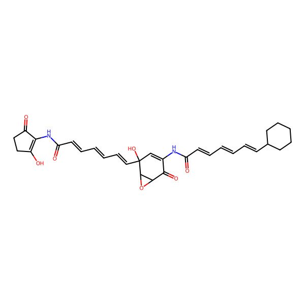 2D Structure of Manumycin F