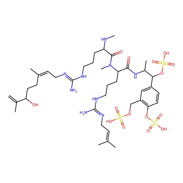 2D Structure of Aeruginoguanidine 98-C