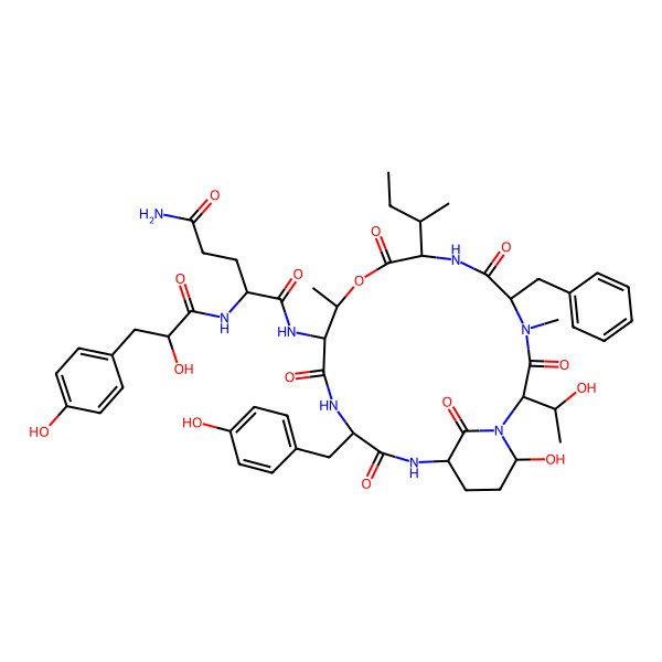 2D Structure of Aeruginopeptin 228-A