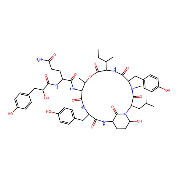 2D Structure of Aeruginopeptin 917S-A