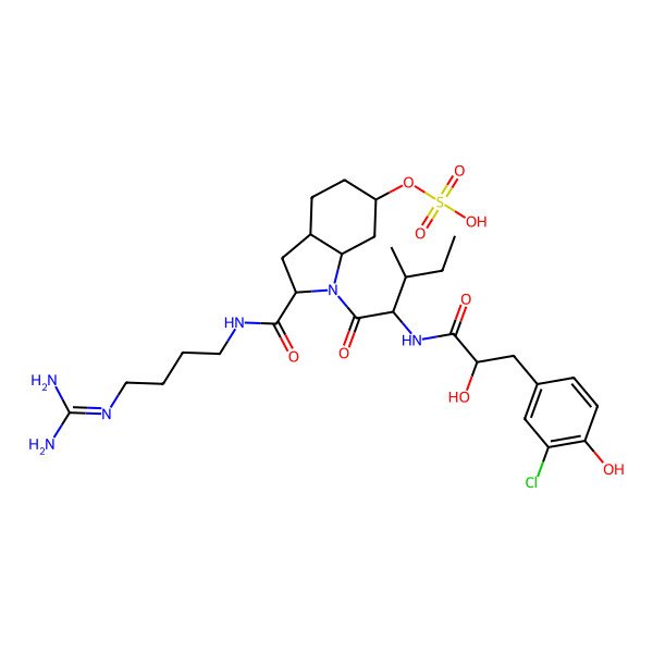 2D Structure of Aeruginosin 98A