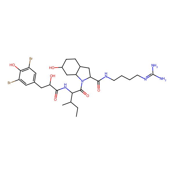 2D Structure of Aeruginosin GE730