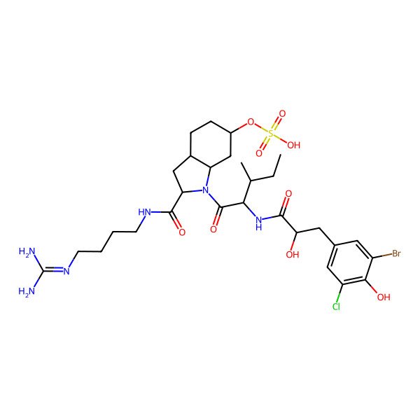 2D Structure of aeruginosin GE766