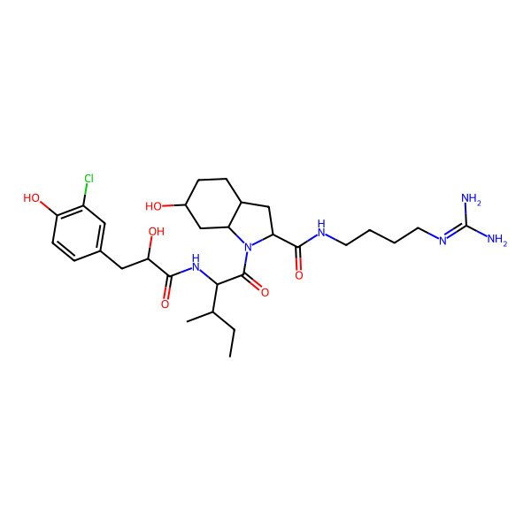 2D Structure of Aeruginosin KY608