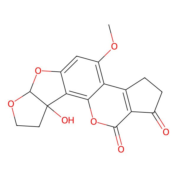 2D Structure of Aflatoxin M2