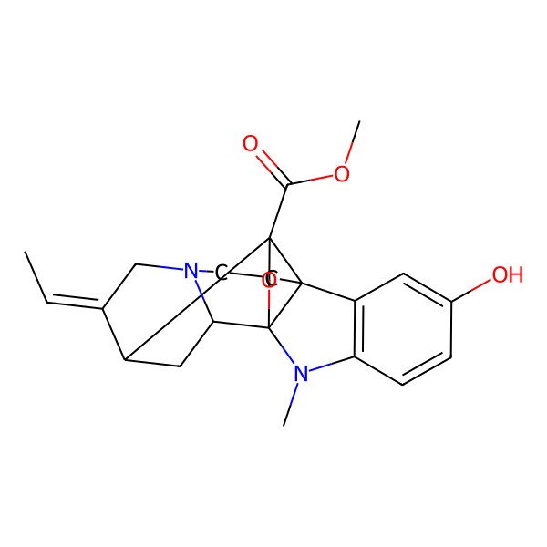 2D Structure of Akuammine