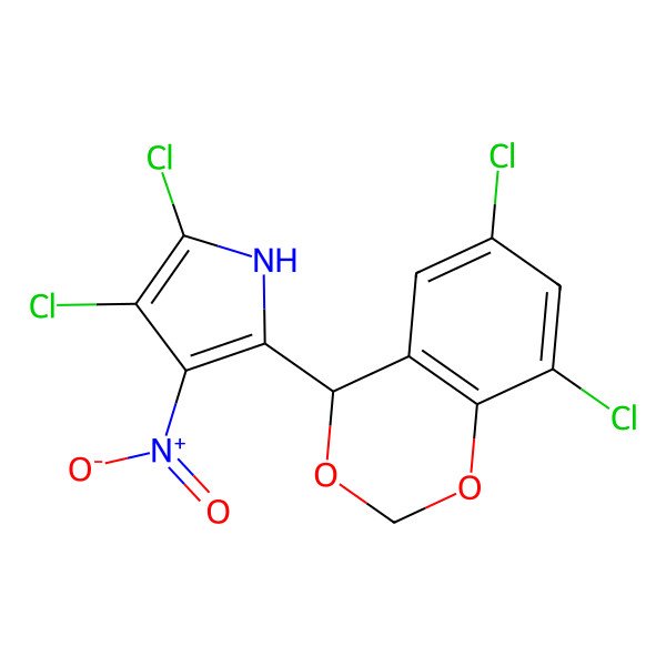 2D Structure of AL-R2081; Dioxapyrrolomycin; LL-F42248-alpha