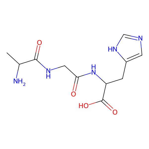 2D Structure of Ala-Gly-His
