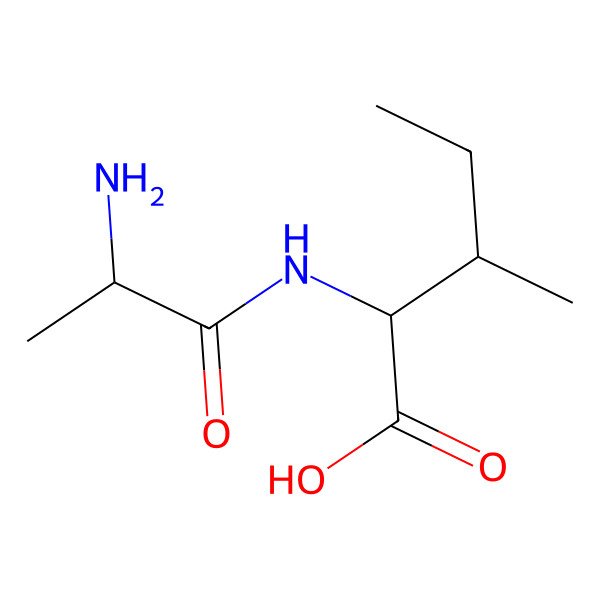 2D Structure of Ala-Ile
