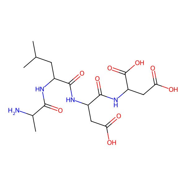 2D Structure of Ala-Leu-Asp-Asp