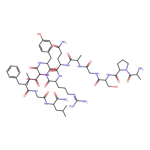 2D Structure of Allatostatin 1