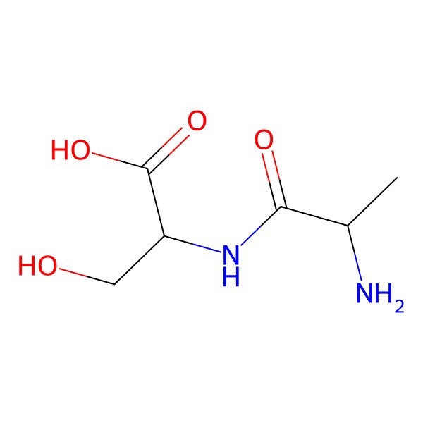 2D Structure of Ala-Ser