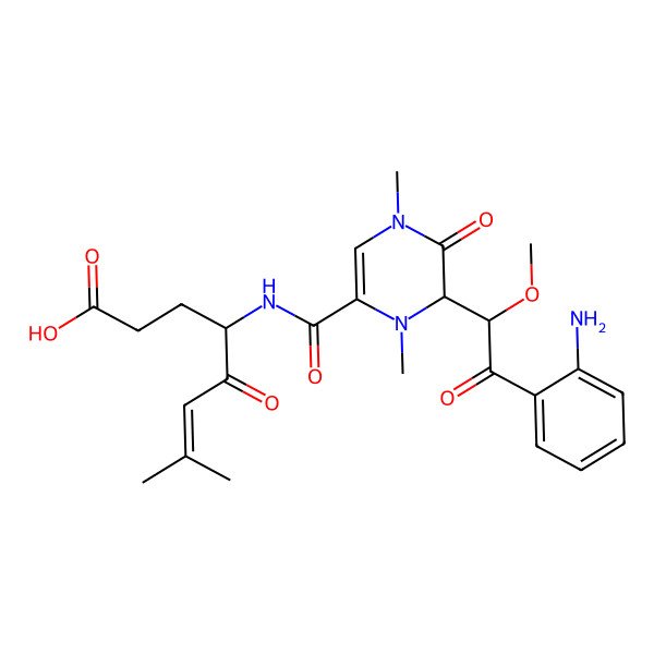 2D Structure of Albogrisin B