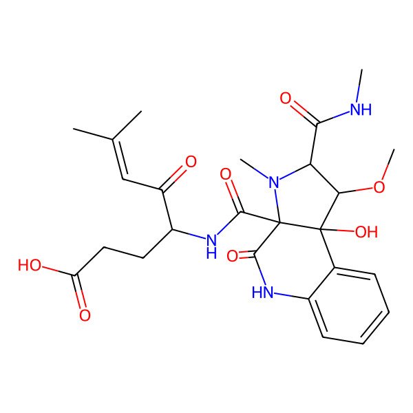 2D Structure of Albogrisin C'