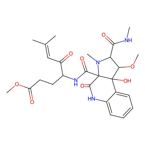 2D Structure of Albogrisin D