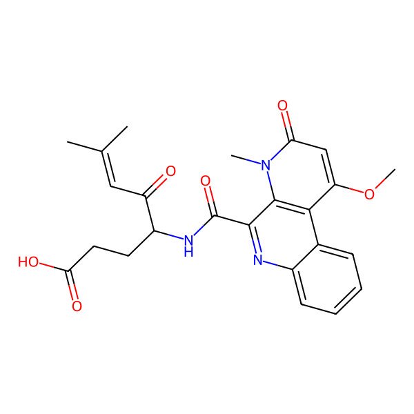 2D Structure of Albogrisin E