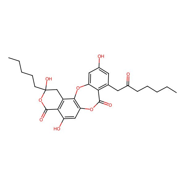 2D Structure of Alectoronic acid