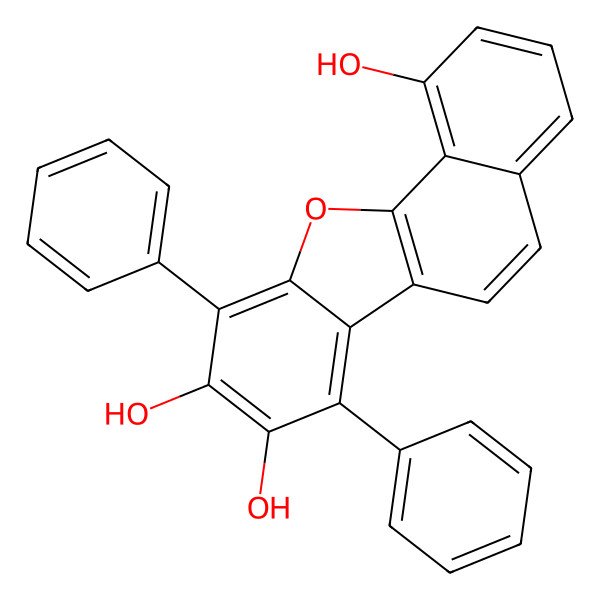 2D Structure of Allantonaphthofuran A