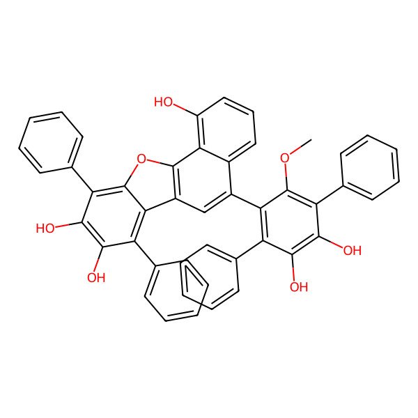2D Structure of Allantonaphthofuran C