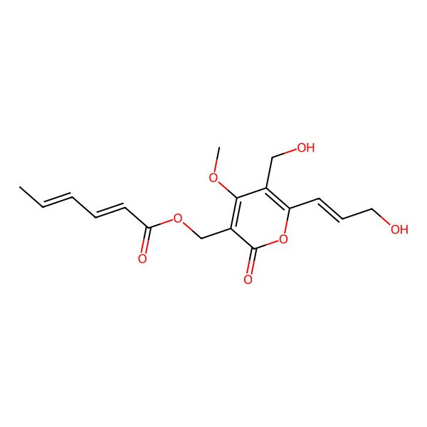 2D Structure of Allantopyrone A