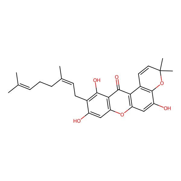 2D Structure of Allanxanthone B