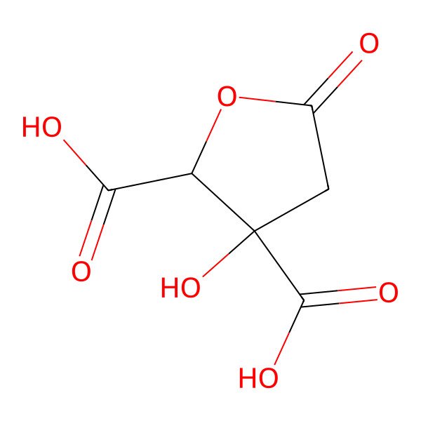 2D Structure of allo-Hydroxycitric acid lactone