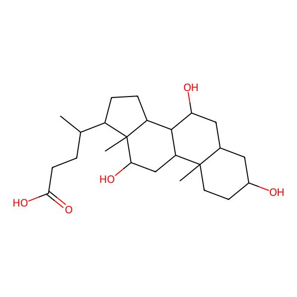 2D Structure of Allocholic acid