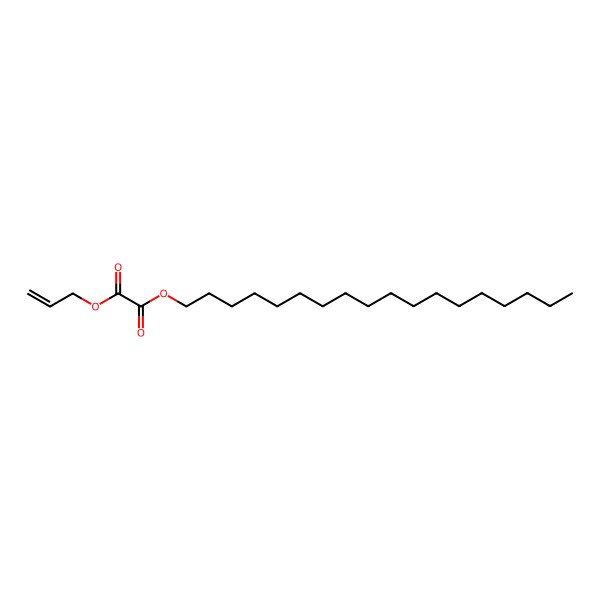 2D Structure of Allyl octadecyl oxalate
