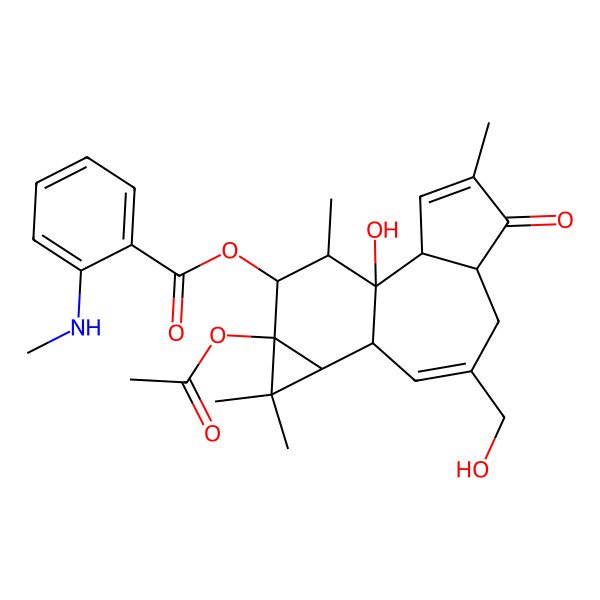 2D Structure of alpha-Sapinine