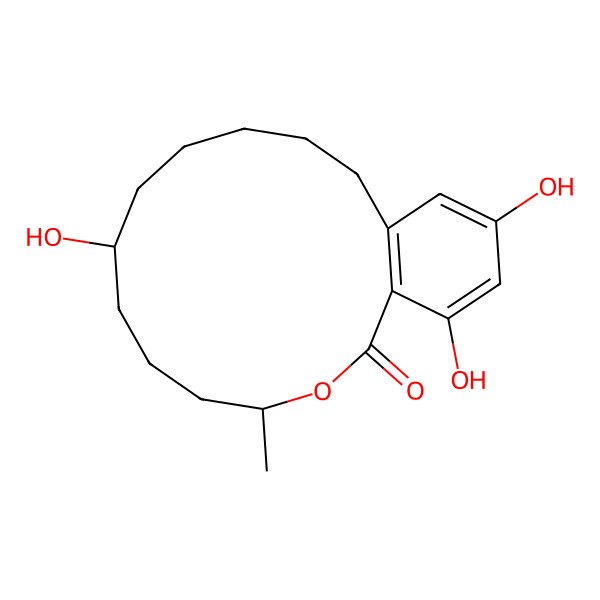 2D Structure of alpha Zearalanol
