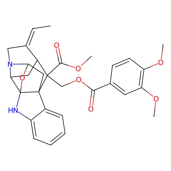 2D Structure of Alstiphyllanine E