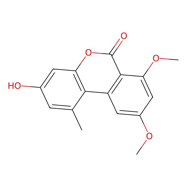 2D Structure of Alternariol 2,4-dimethyl ether