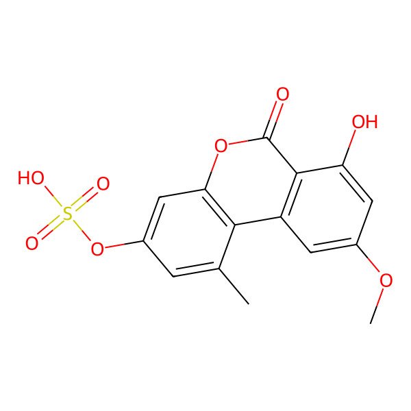 2D Structure of Alternariol 5-O-methyl ether-4'-O-sulfate 2D Structure of Alternariol 5-O-methyl ether-4'-O-sulfate