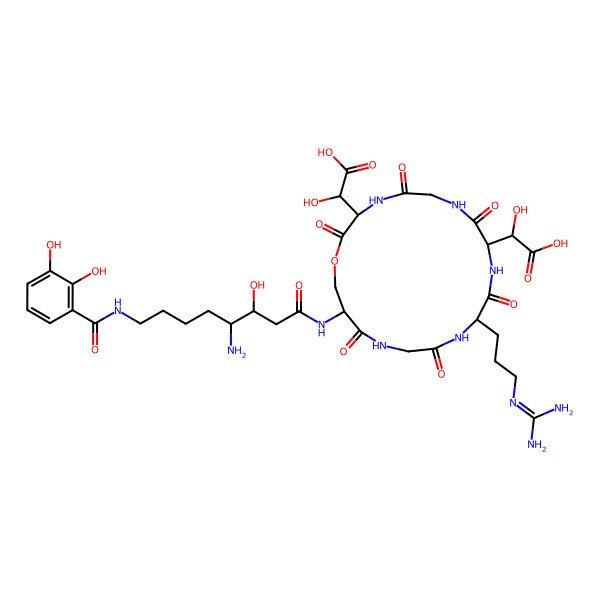 2D Structure of Alterobactin A