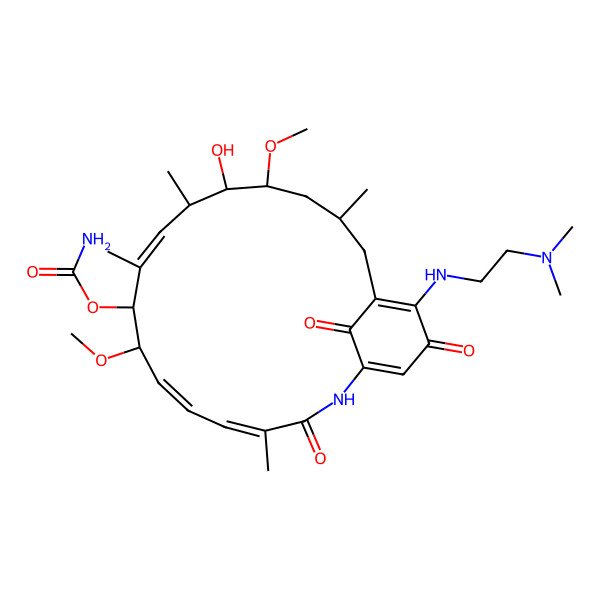 2D Structure of Alvespimycin
