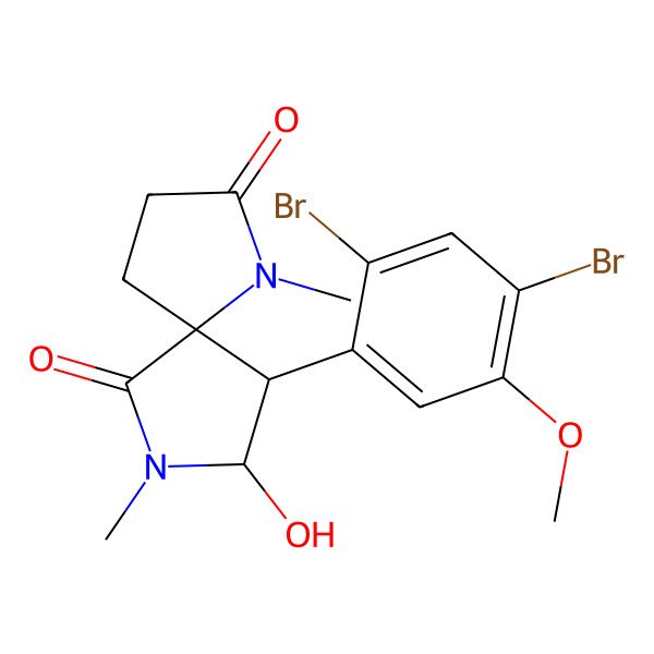 2D Structure of Amathaspiramide B