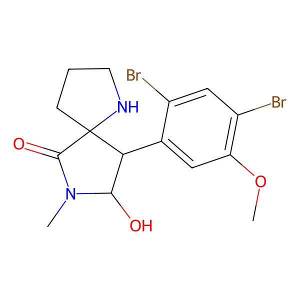 2D Structure of Amathaspiramide C