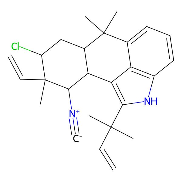 2D Structure of ambiguine A isonitrile
