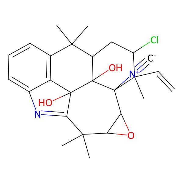 2D Structure of Ambiguine D isonitrile