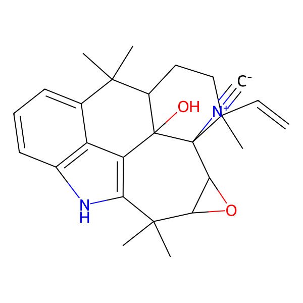 2D Structure of ambiguine I isonitrile