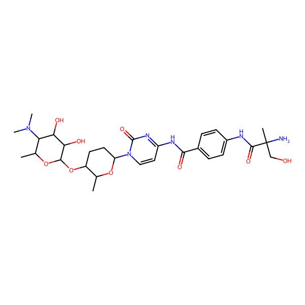 2D Structure of Amicetin