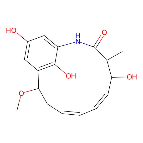 2D Structure of Aminoansamycin C